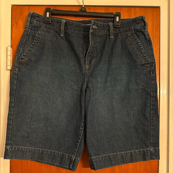 Sonoma Pants - Sonoma Women's Blue Denim Bermudas